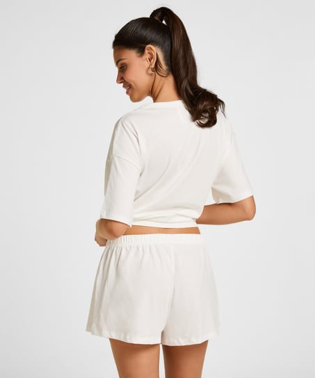 Pyjamaset Cotton, White