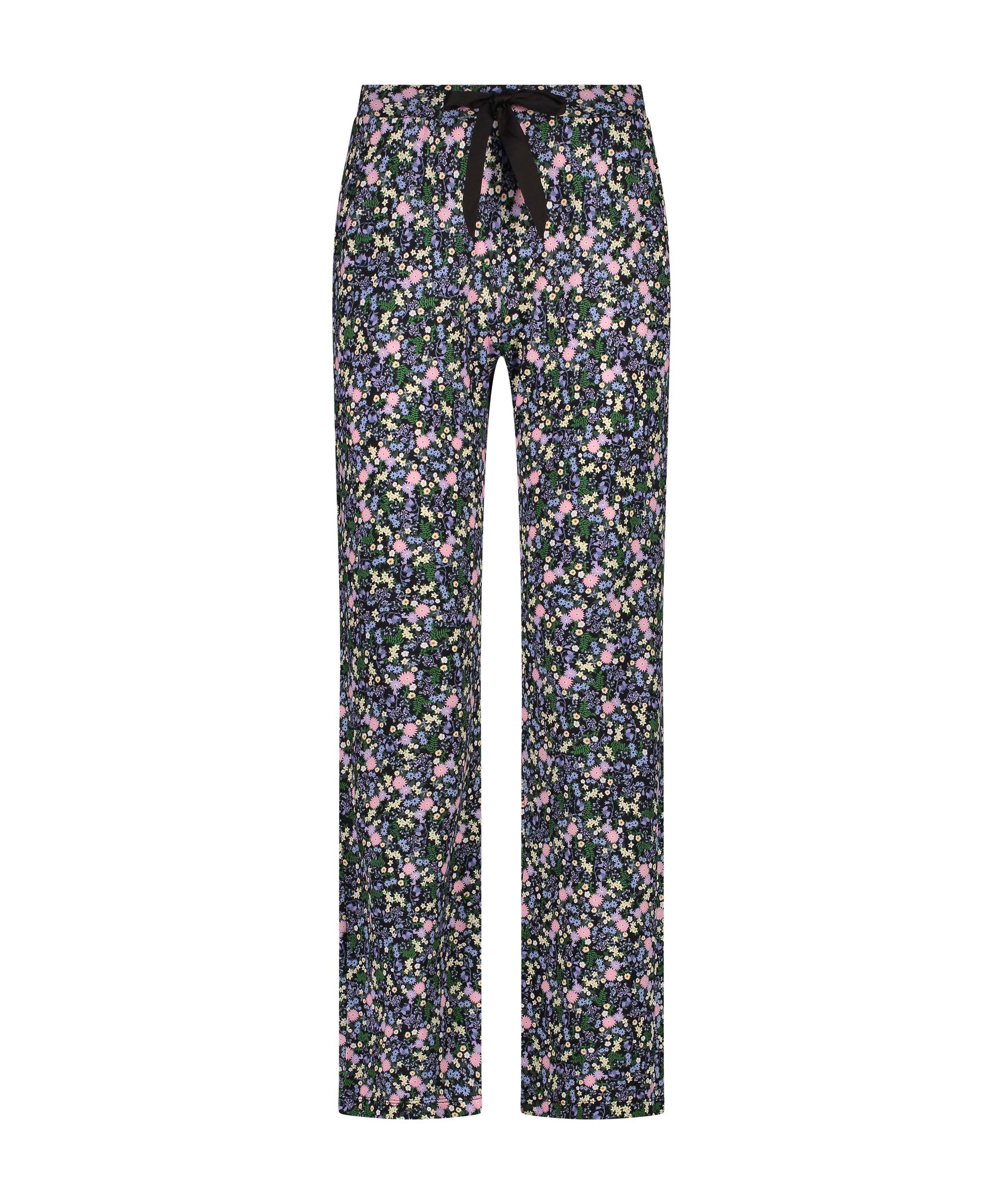 Jersey Pyjama Pants, Black, main
