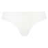 Invisible cotton thong, White