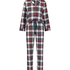 Twill pyjama set, White