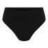 High Waisted Thong Smooth, Black