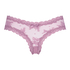 V-shaped Brazilian knickers mesh, Purple