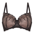 Peonie Padded Underwired Bra, Black