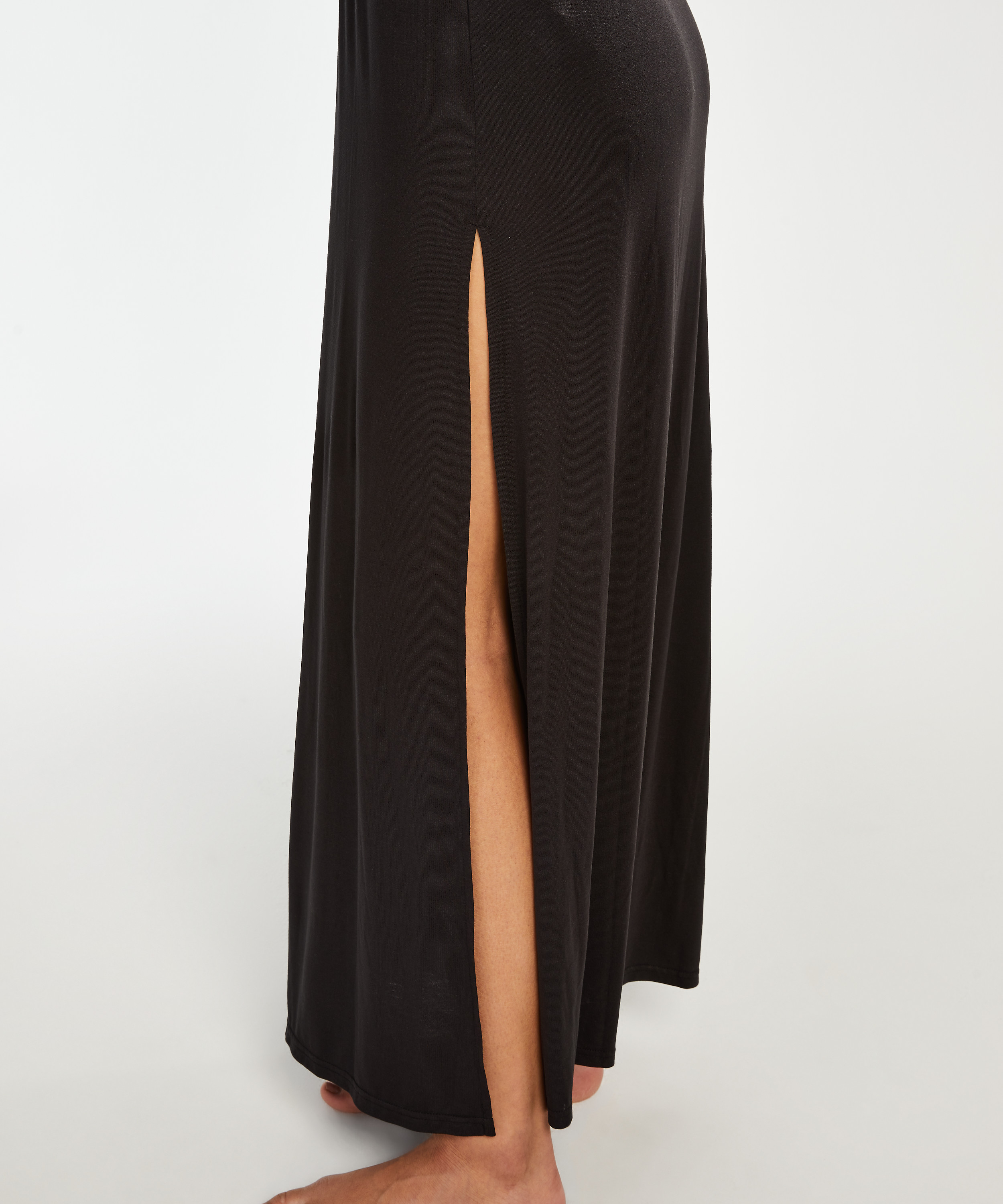 Jersey beach dress, Black, main