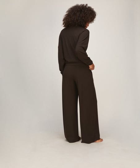 PANT WL PREMIUM RIB JERSEY, Brown