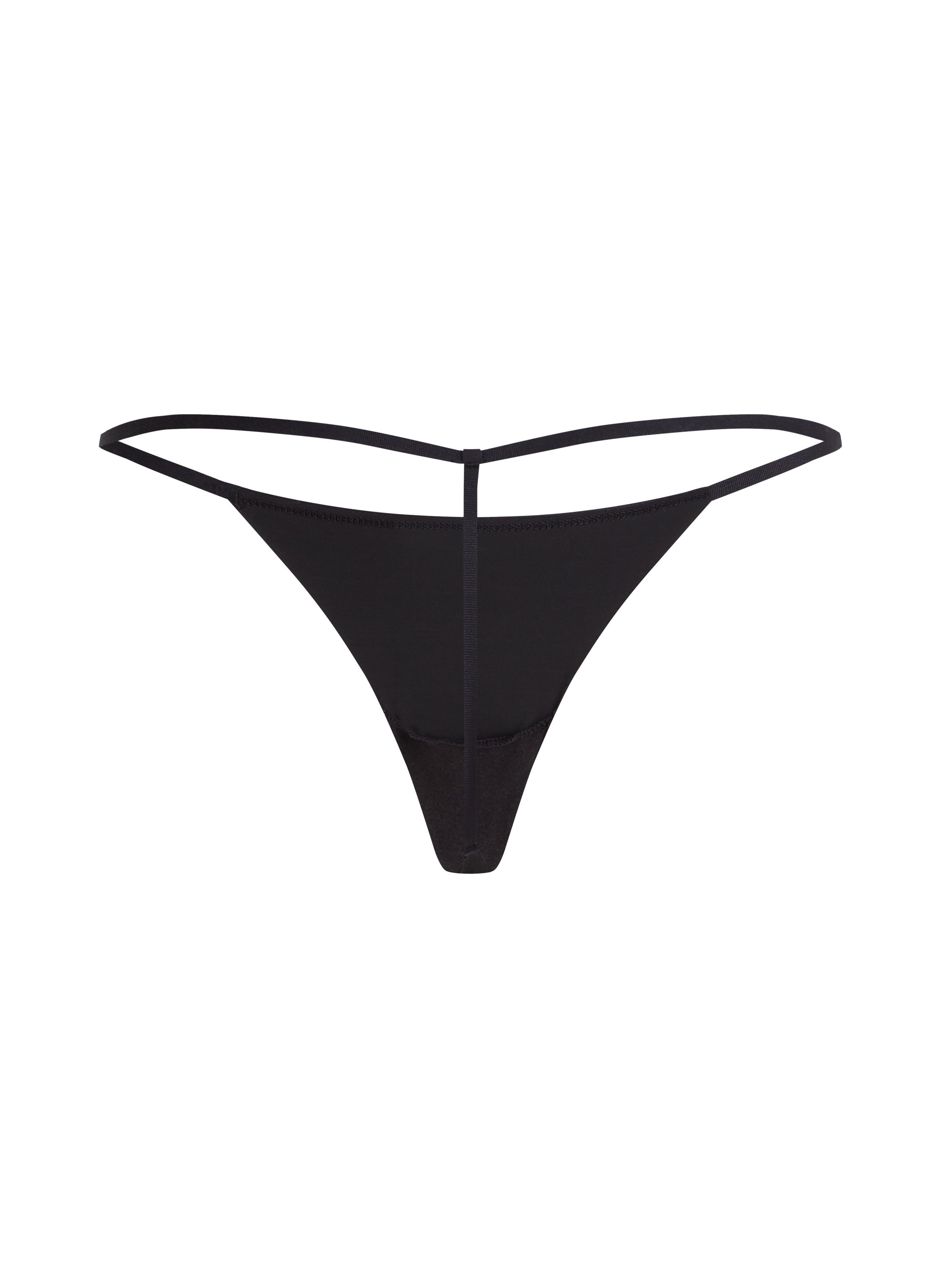 Seamless thong, Black, main