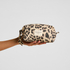 Make-Up Bag Small Leopard, White