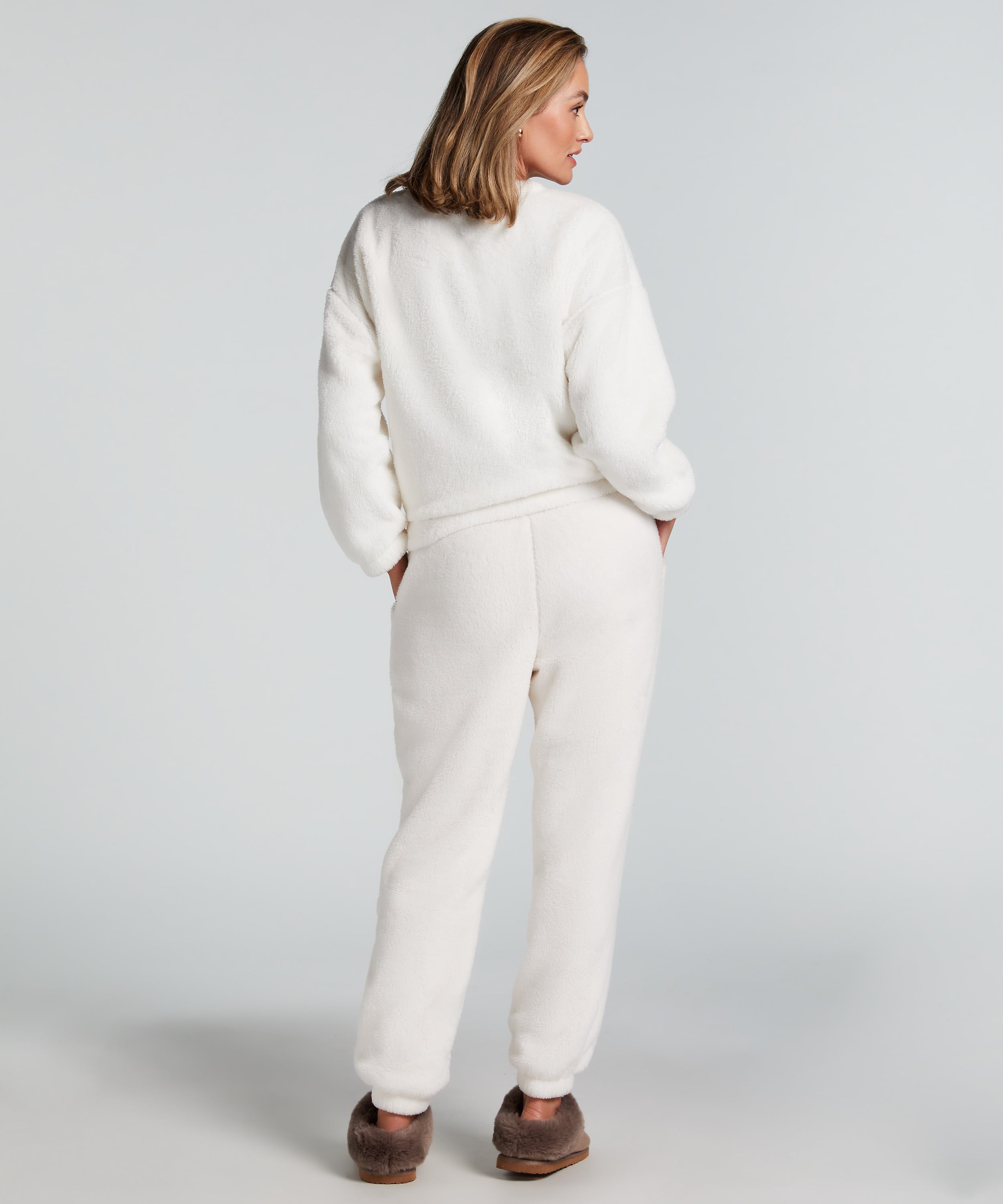 Fleece Snuggle Top, Gray, main