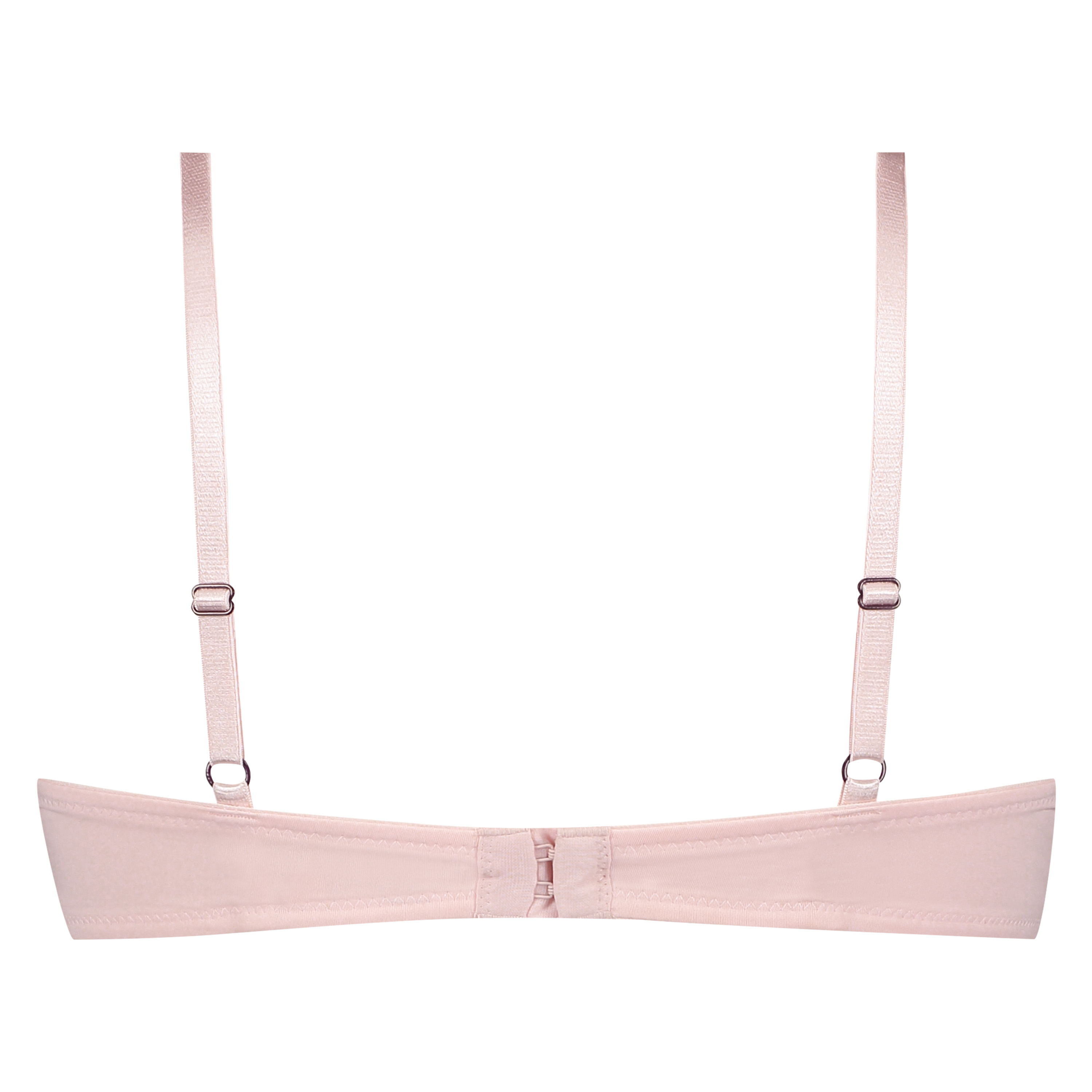 Plunge Padded Underwired Bra, Pink, main