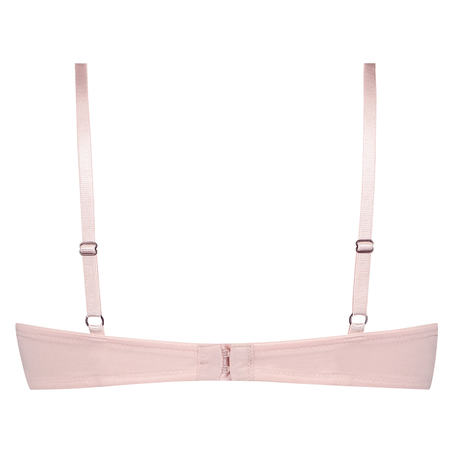 Plunge Padded Underwired Bra, Pink