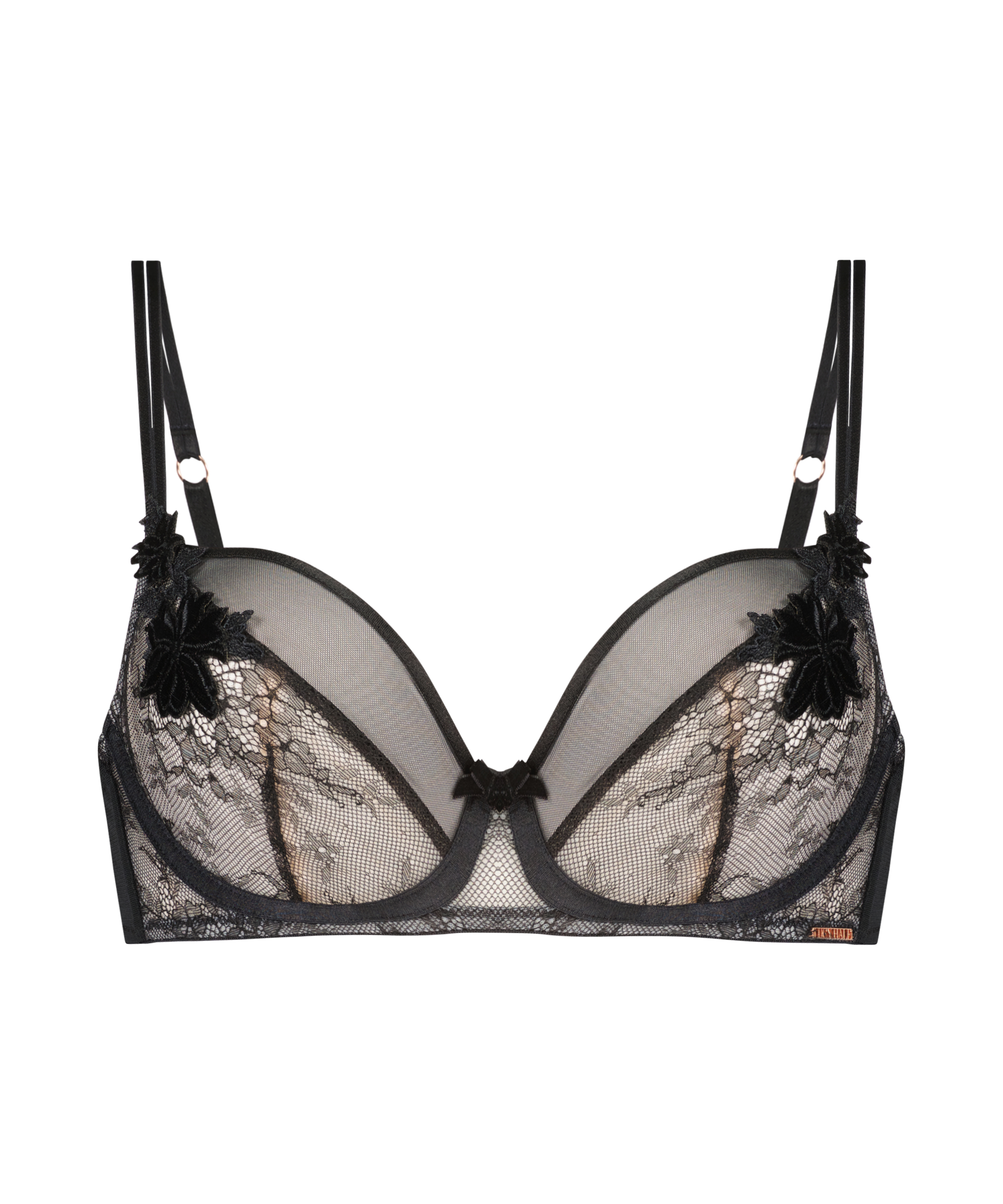 Kelsey Non-Padded Underwired Bra Lucy Hale, Black, main