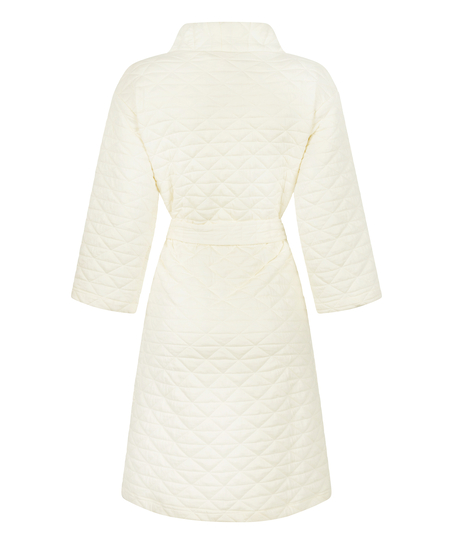 Quilted Robe, White