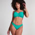 Scallop Rio Bikini Bottoms, Green