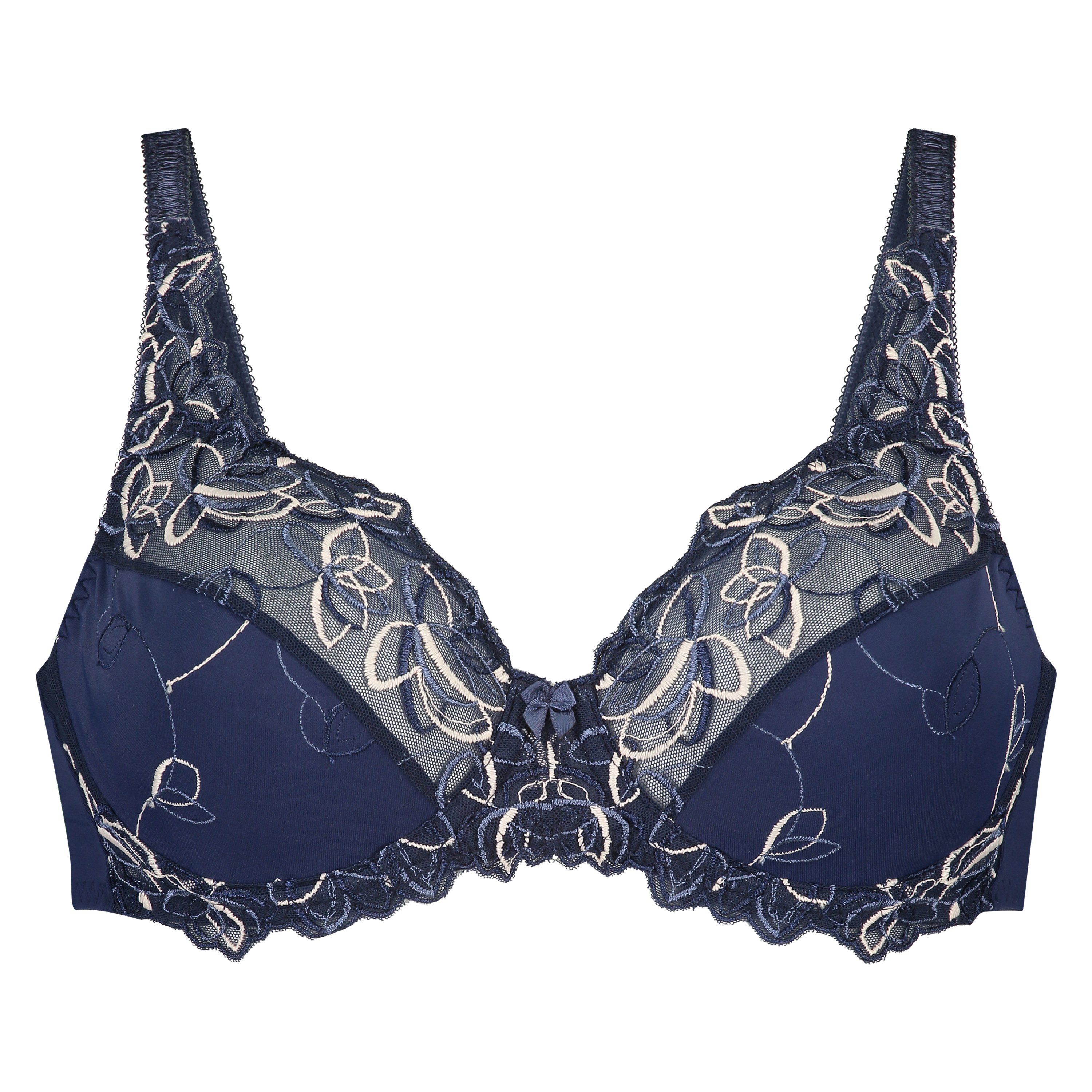 Diva Non-Padded Underwired Bra, Blue, main