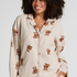 Jacket Flannel Twill Bear, Beige
