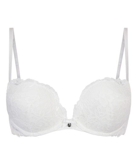 Marine Padded Underwired Maximizer Bra, White