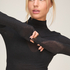 super soft Turtleneck shirt with Cashmere, Black