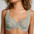 Daisy Non-Padded Underwired Bra, Green