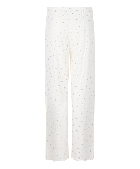 Daisy Pyjama Pant, White