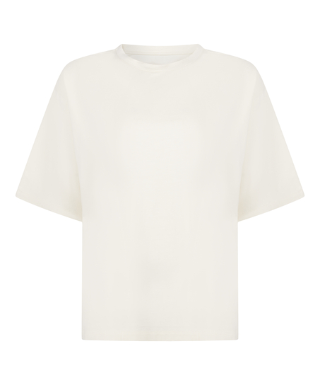 Pyjama Top Loose, White