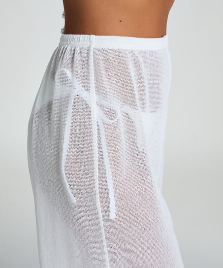 Beach Knit Pant, White