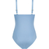 Shaping Scallop Swimsuit, Blue