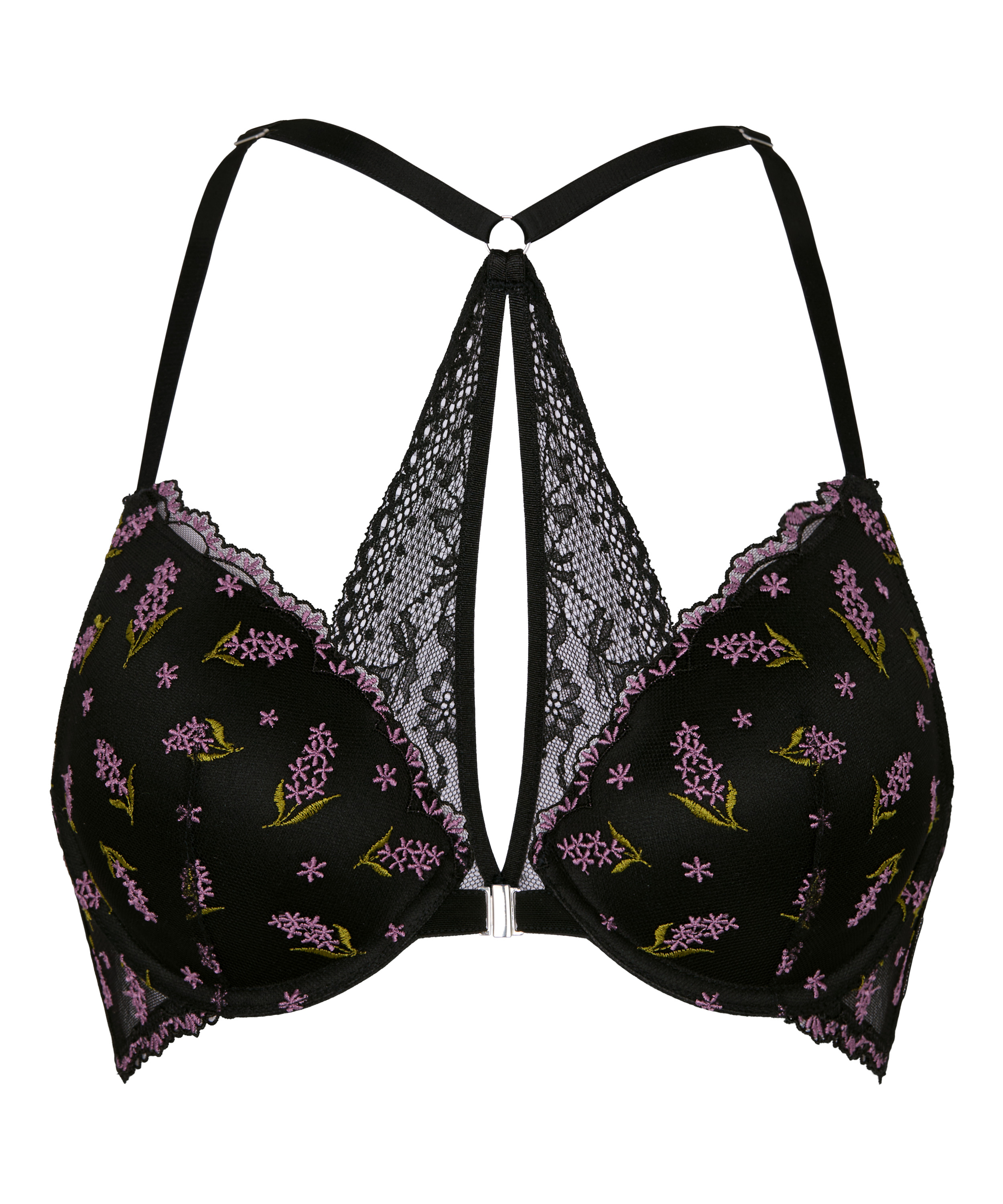 Push-Up Bra Iris, Black, main