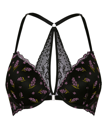 Push-Up Bra Iris, Black