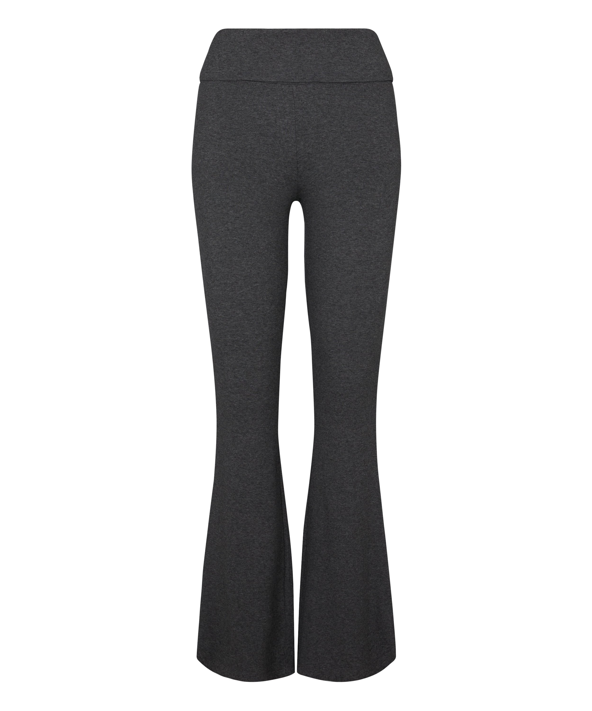 Flared Lounge Pants, Gray, main