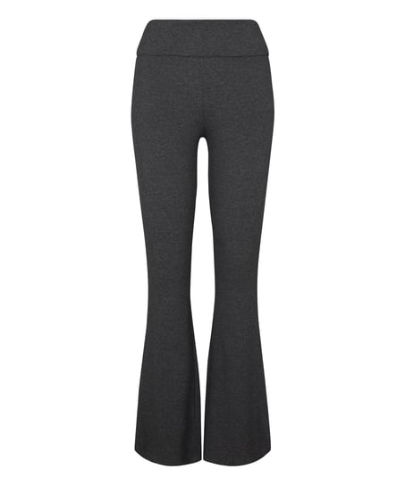 Flared Lounge Pants, Gray