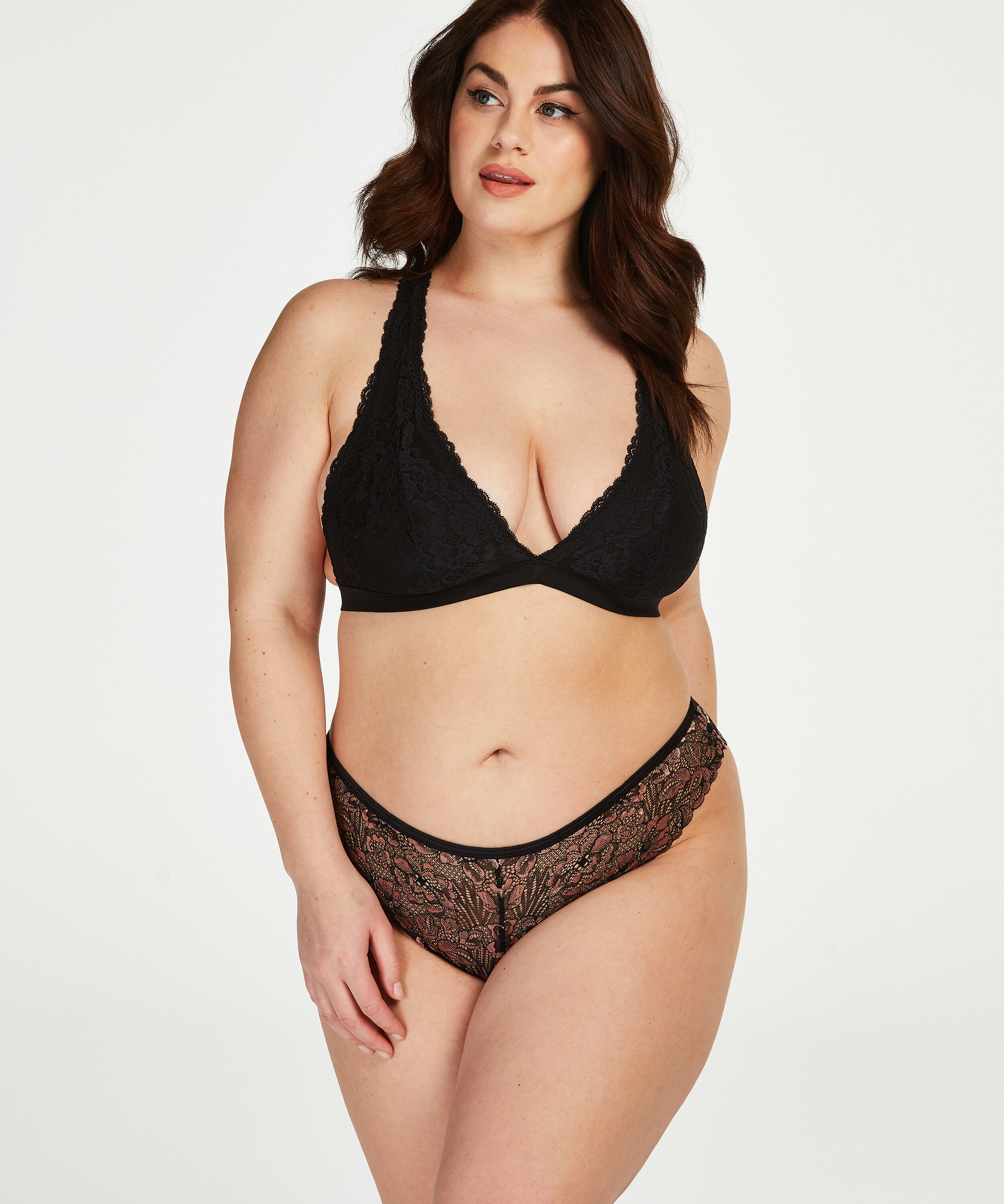 Ivy high-cut Brazilian, Black