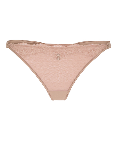Laila Highleg Thong, Brown