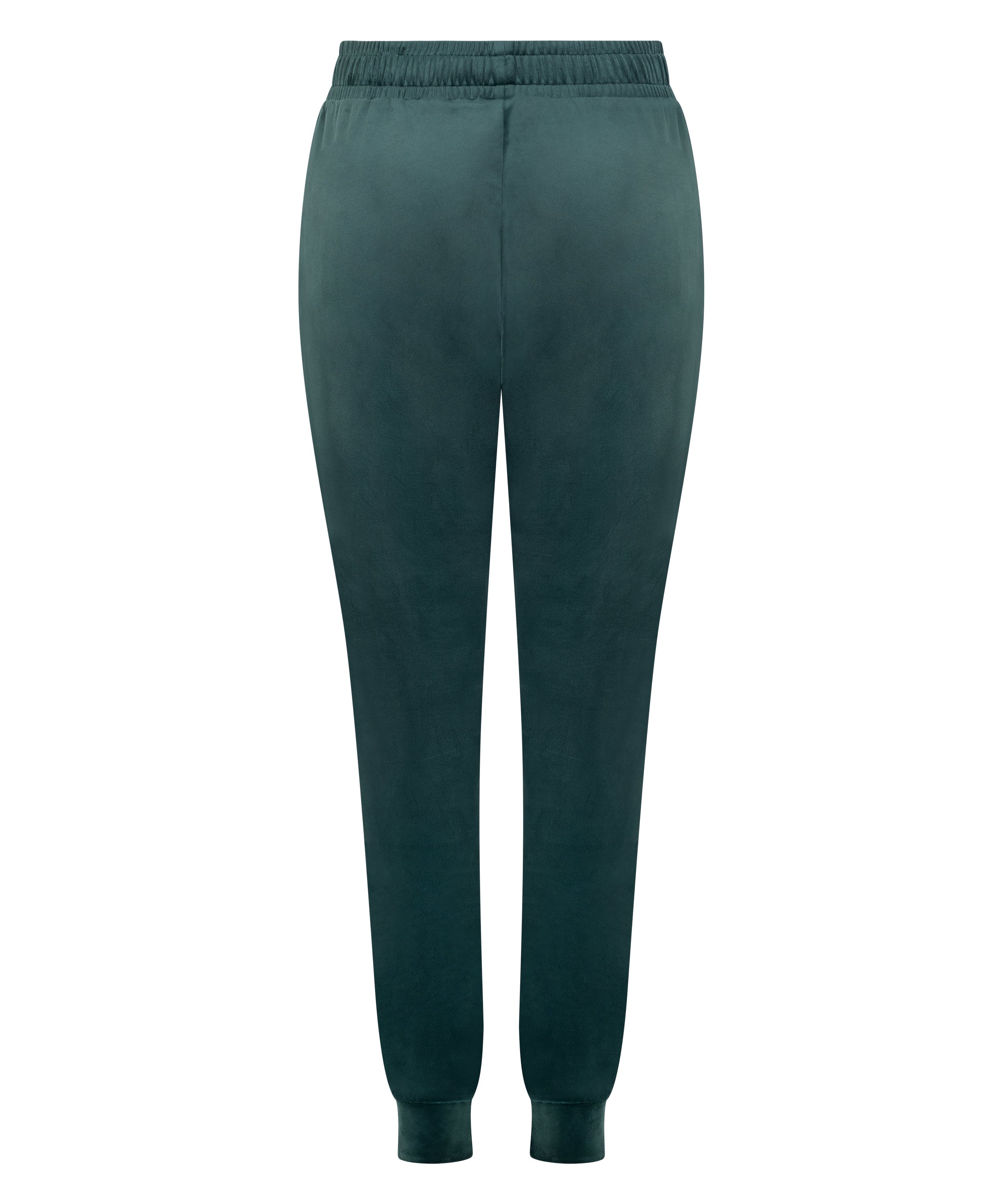 Velours Jogging Pants, Green, main