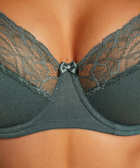 Sophie Non-Padded Underwired Bra, Green