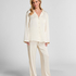 Satin Pinstripe Jacket, White