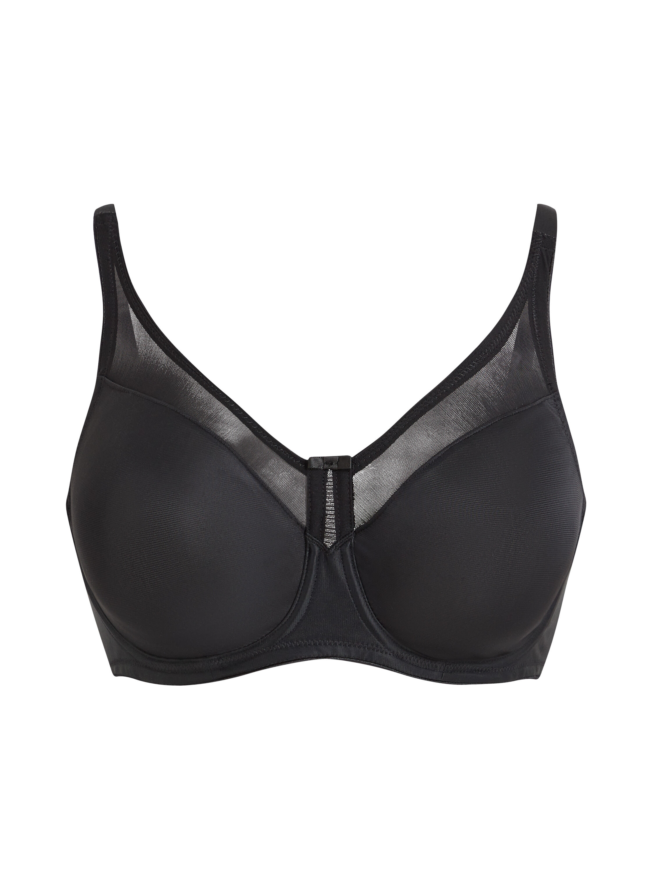Nina Non-Padded Underwired Minimizer Bra, Black