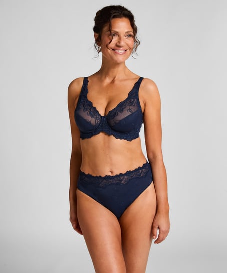 Diva Non-Padded Underwired Bra, Blue