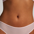 Invisible thong Stripe mesh, Pink