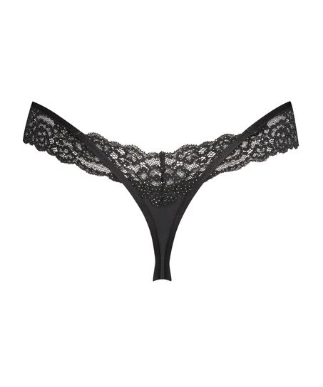 Willow Low RiseThong, Black