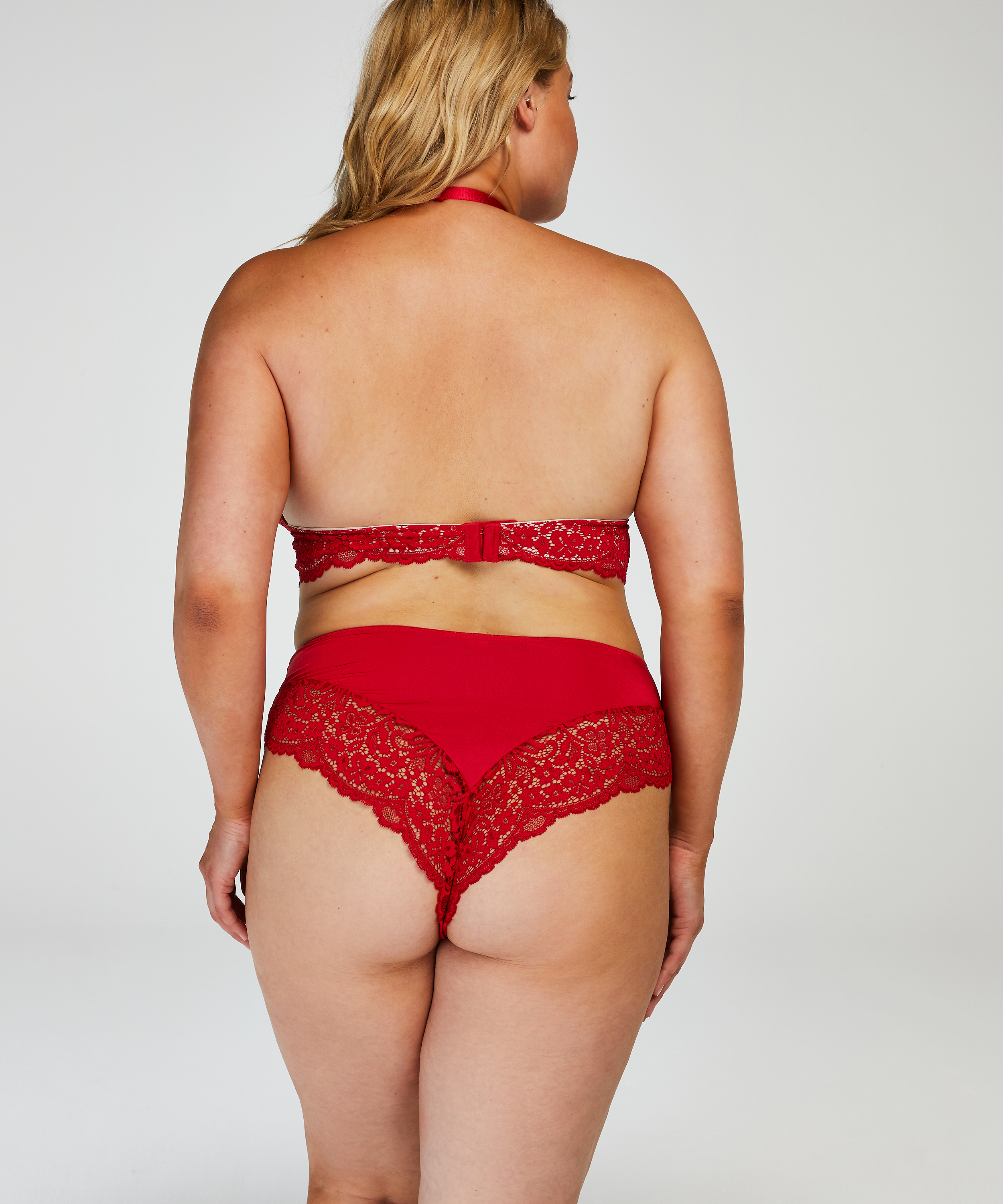 Rose Bralette, Red, main