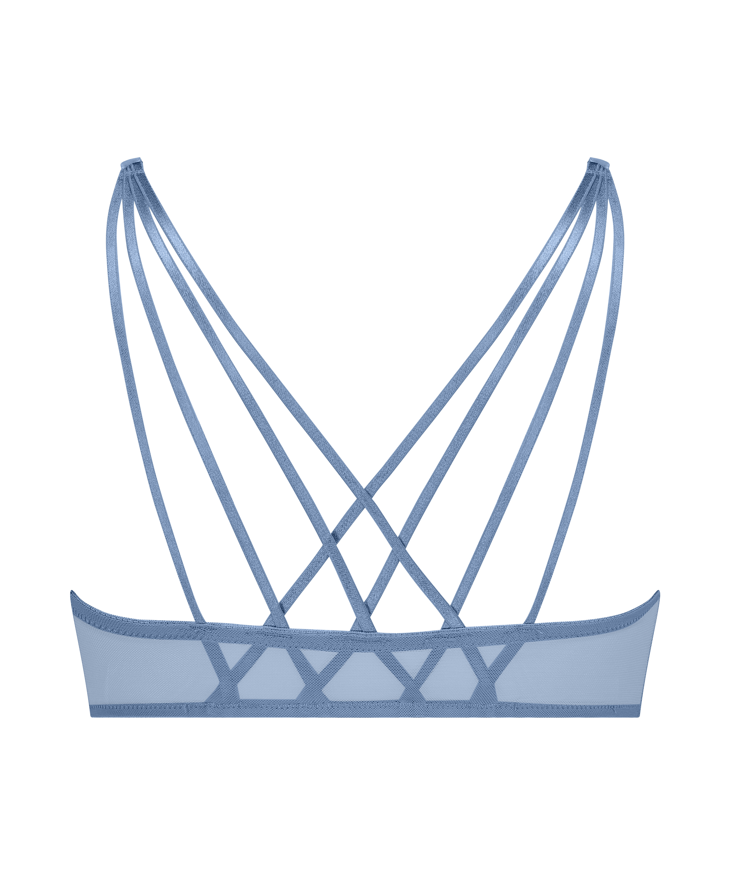 Molly Padded Underwired Push-Up Bra, Blue, main