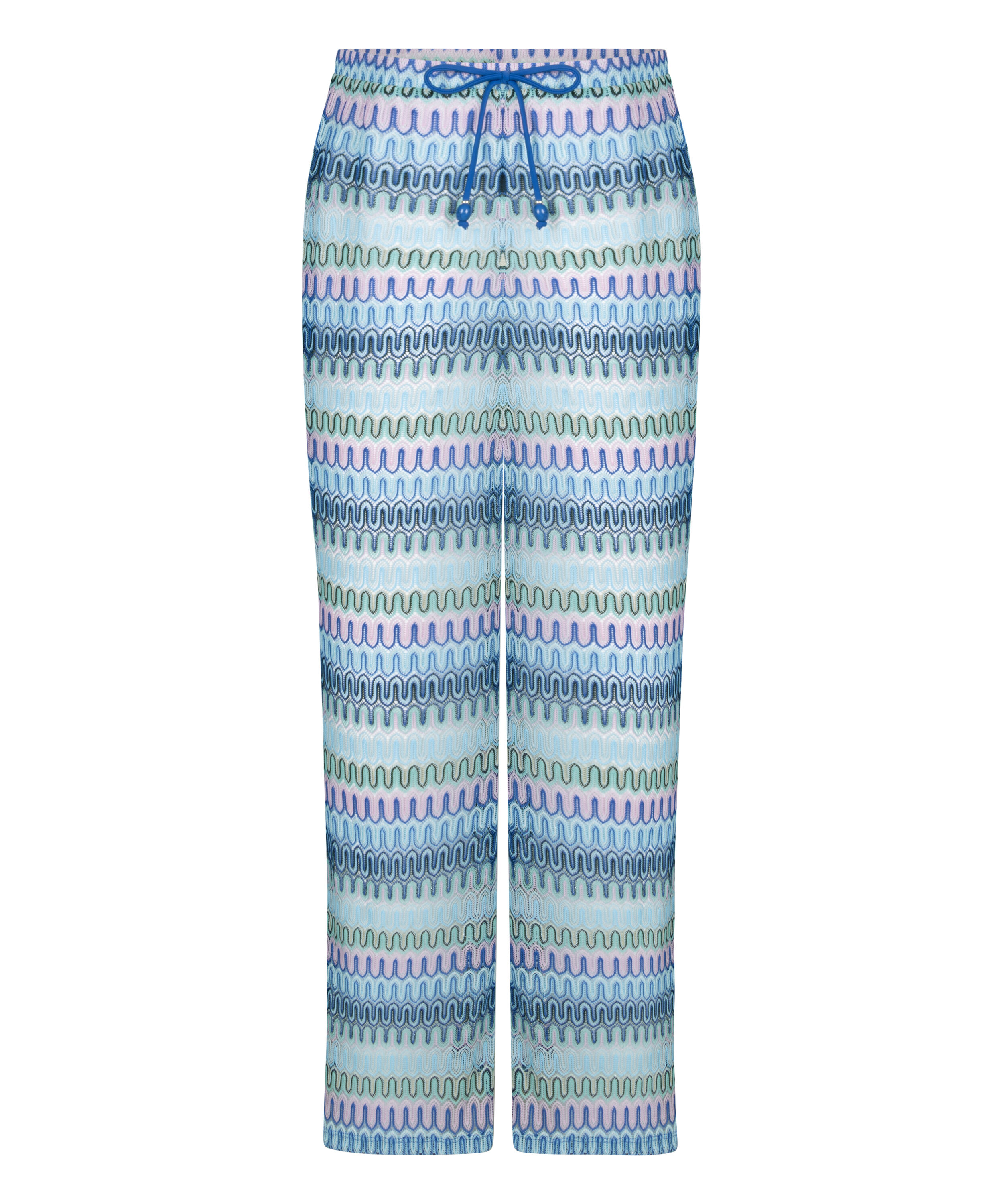 Cali Crochet Pants, Blue