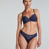 Pearlene Non-Padded Underwired Bra, Blue