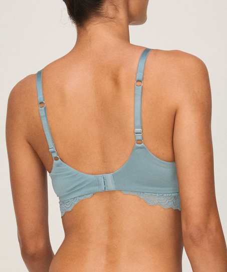 Andrea Padded Non-Wired Bra, Blue