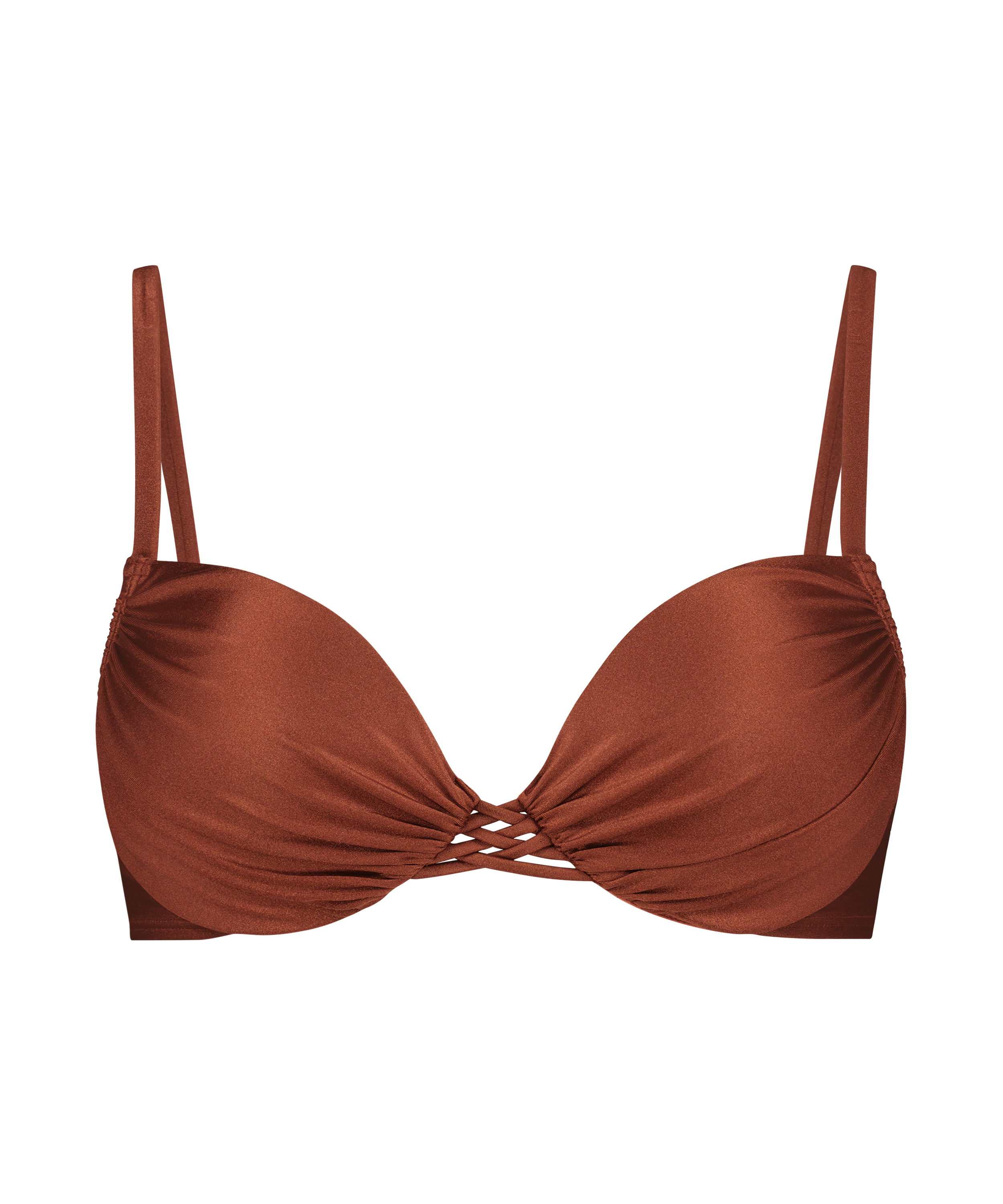 Padded underwired bikini top Sahara, Red, main