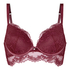 Padded Underwired Longline Bra Naomi, Purple