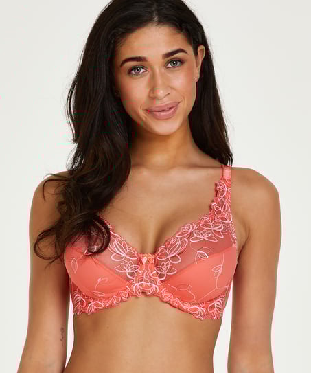 Diva Non-Padded Underwired Bra, Pink
