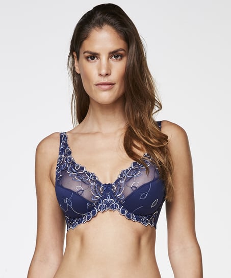 Diva Non-Padded Underwired Bra, Blue