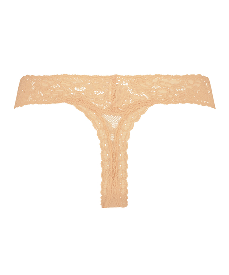Madison Extra Low Thong, Beige