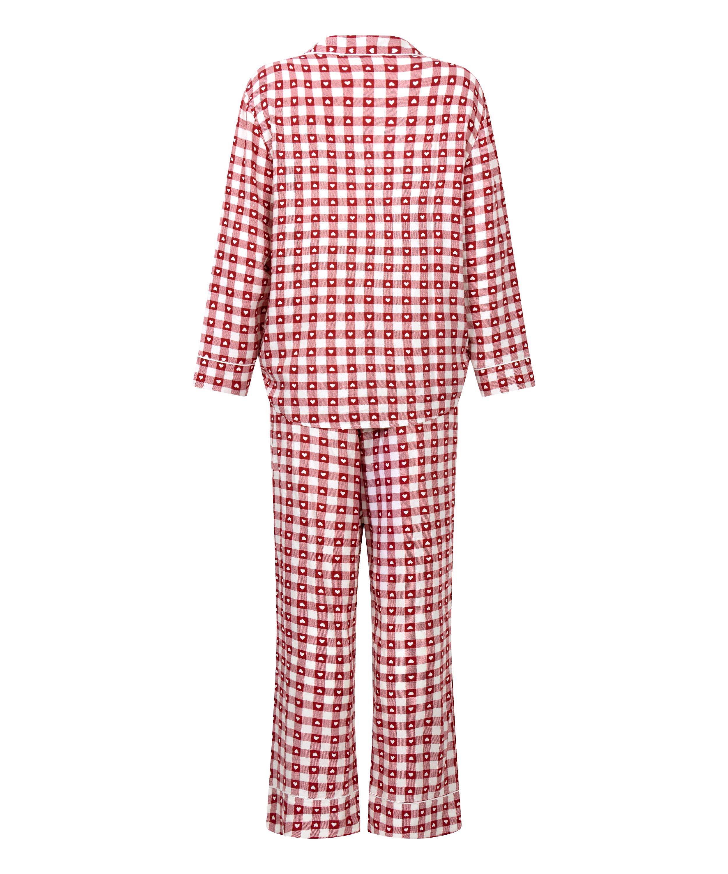 Pyjamaset Twill, Red, main